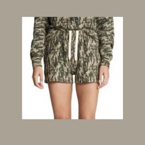 Rag and Bone Green Camo Print City Short - size M
